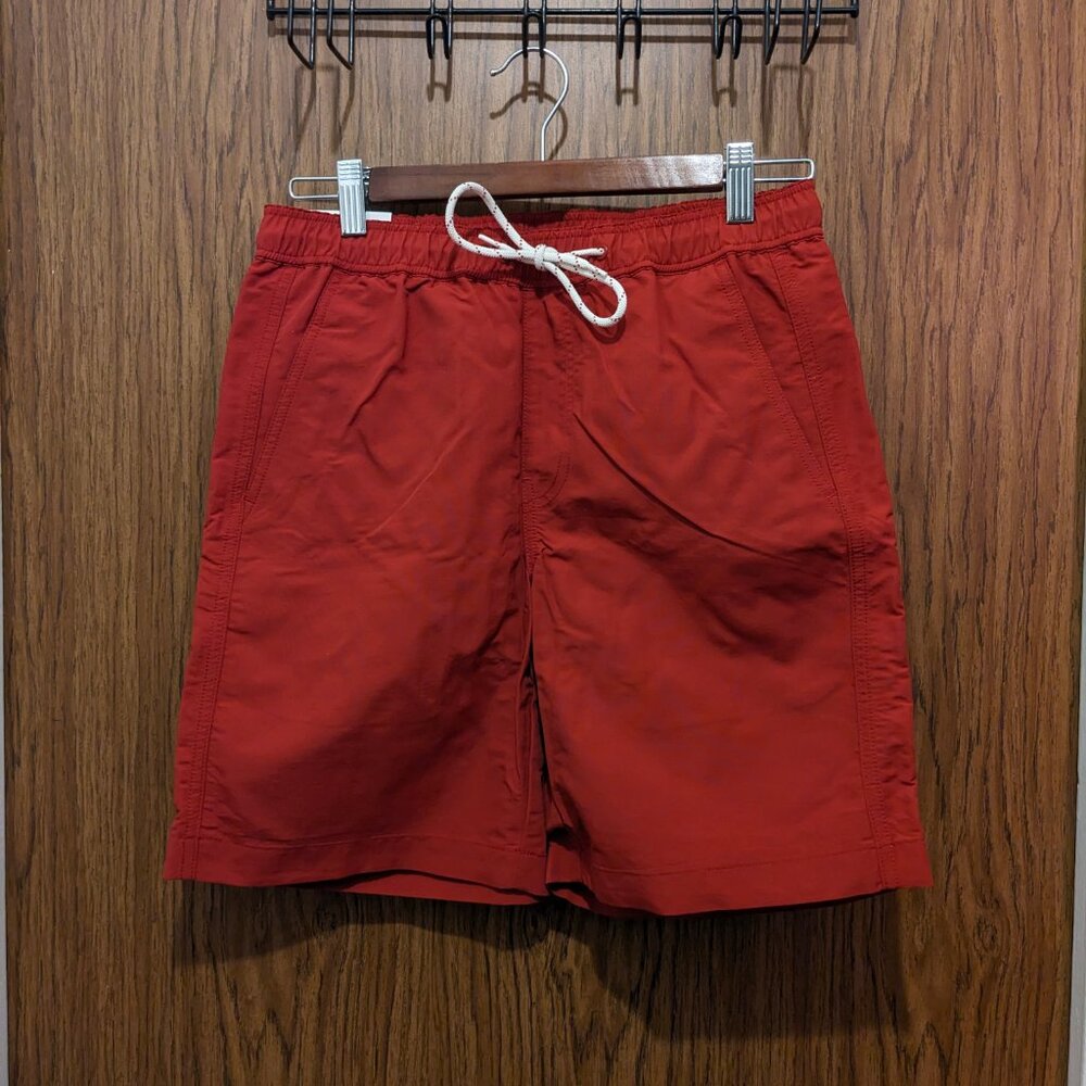 Uniqlo Swim Active Shorts Nylon Casual Wear Red Small